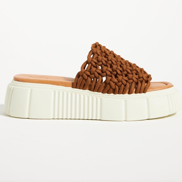 Maeve Knotted Platform Sandals | Anthropologie Anthropologie Maeve Crochet Robe Platform Sandal